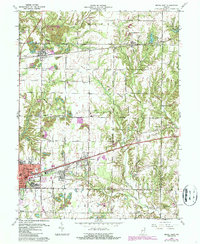 Download a high-resolution, GPS-compatible USGS topo map for Brazil East, IN (1987 edition)