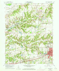 Download a high-resolution, GPS-compatible USGS topo map for Brazil West, IN (1973 edition)
