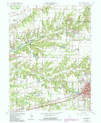 Download a high-resolution, GPS-compatible USGS topo map for Brazil West, IN (1987 edition)
