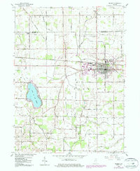 Download a high-resolution, GPS-compatible USGS topo map for Bremen, IN (1987 edition)