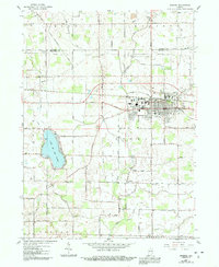 Download a high-resolution, GPS-compatible USGS topo map for Bremen, IN (1991 edition)