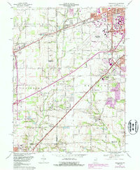 Download a high-resolution, GPS-compatible USGS topo map for Bridgeport, IN (1987 edition)