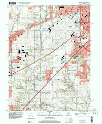 preview thumbnail of historical topo map of Marion County, IN in 1998