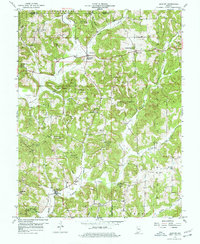 Download a high-resolution, GPS-compatible USGS topo map for Bristow, IN (1977 edition)