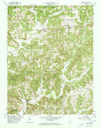 Download a high-resolution, GPS-compatible USGS topo map for Bristow, IN (1973 edition)