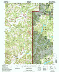 Download a high-resolution, GPS-compatible USGS topo map for Bristow, IN (1996 edition)