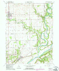 Download a high-resolution, GPS-compatible USGS topo map for Brookston, IN (1987 edition)