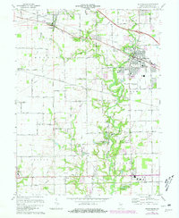 Download a high-resolution, GPS-compatible USGS topo map for Brownsburg, IN (1981 edition)