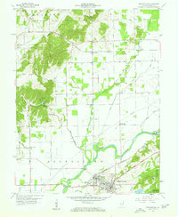 Download a high-resolution, GPS-compatible USGS topo map for Brownstown, IN (1960 edition)
