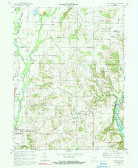 Download a high-resolution, GPS-compatible USGS topo map for Brownsville, IN (1973 edition)