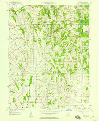 Download a high-resolution, GPS-compatible USGS topo map for Bucktown, IN (1958 edition)