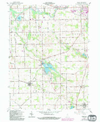 Download a high-resolution, GPS-compatible USGS topo map for Burket, IN (1994 edition)