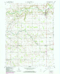 Download a high-resolution, GPS-compatible USGS topo map for Burlington, IN (1984 edition)