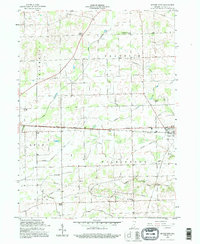 Download a high-resolution, GPS-compatible USGS topo map for Butler West, IN (1995 edition)