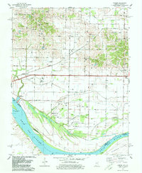 Download a high-resolution, GPS-compatible USGS topo map for Caborn, IN (1979 edition)