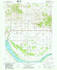 Download a high-resolution, GPS-compatible USGS topo map for Caborn, IN (1979 edition)