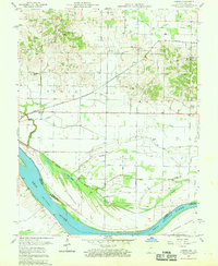 Download a high-resolution, GPS-compatible USGS topo map for Caborn, IN (1959 edition)