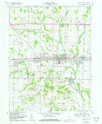 Download a high-resolution, GPS-compatible USGS topo map for Cambridge City, IN (1982 edition)