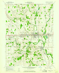 Download a high-resolution, GPS-compatible USGS topo map for Cambridge City, IN (1961 edition)