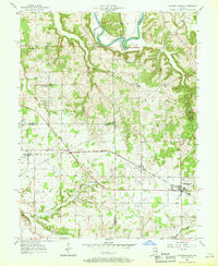 Download a high-resolution, GPS-compatible USGS topo map for Campbellsburg, IN (1968 edition)