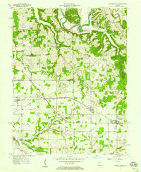 Download a high-resolution, GPS-compatible USGS topo map for Campbellsburg, IN (1958 edition)