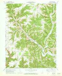 Download a high-resolution, GPS-compatible USGS topo map for Canaan, IN (1973 edition)