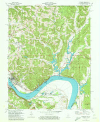 Download a high-resolution, GPS-compatible USGS topo map for Cannelton, IN (1972 edition)