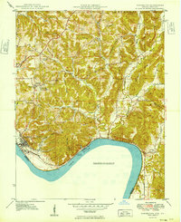1949 Map of Cannelton, IN