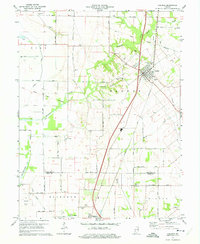 Download a high-resolution, GPS-compatible USGS topo map for Carlisle, IN (1975 edition)