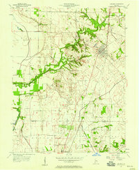 Download a high-resolution, GPS-compatible USGS topo map for Carlisle, IN (1958 edition)