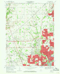 Download a high-resolution, GPS-compatible USGS topo map for Carmel, IN (1969 edition)