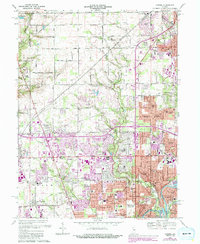 Download a high-resolution, GPS-compatible USGS topo map for Carmel, IN (1988 edition)