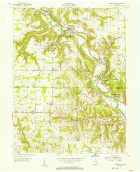 Download a high-resolution, GPS-compatible USGS topo map for Cedar Grove, IN (1957 edition)