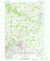 Download a high-resolution, GPS-compatible USGS topo map for Cedarville, IN (1982 edition)