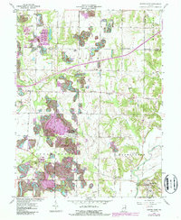 Download a high-resolution, GPS-compatible USGS topo map for Center Point, IN (1987 edition)