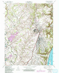 Download a high-resolution, GPS-compatible USGS topo map for Charlestown, IN (1993 edition)