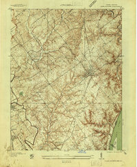 preview thumbnail of historical topo map of Charlestown, IN in 1937