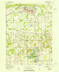 Download a high-resolution, GPS-compatible USGS topo map for Chestertown, IN (1955 edition)