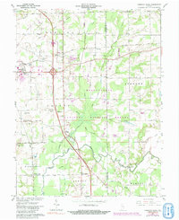 Download a high-resolution, GPS-compatible USGS topo map for Chestnut Ridge, IN (1991 edition)