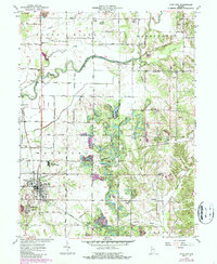 Download a high-resolution, GPS-compatible USGS topo map for Clay City, IN (1987 edition)