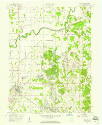 Download a high-resolution, GPS-compatible USGS topo map for Clay City, IN (1958 edition)