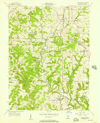 preview thumbnail of historical topo map of Monroe County, IN in 1956