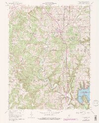 preview thumbnail of historical topo map of Monroe County, IN in 1965