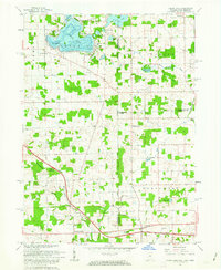 preview thumbnail of historical topo map of Clear Lake, IN in 1961