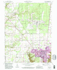 preview thumbnail of historical topo map of Jefferson County, IN in 1992