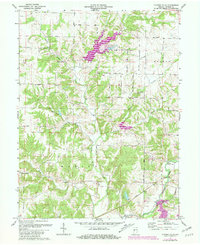 Download a high-resolution, GPS-compatible USGS topo map for Clinton Falls, IN (1981 edition)