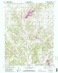 Download a high-resolution, GPS-compatible USGS topo map for Clinton Falls, IN (1981 edition)