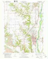 Download a high-resolution, GPS-compatible USGS topo map for Clinton, IN (1979 edition)