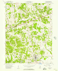 Download a high-resolution, GPS-compatible USGS topo map for Cloverdale, IN (1957 edition)
