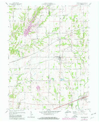 Download a high-resolution, GPS-compatible USGS topo map for Coatesville, IN (1981 edition)